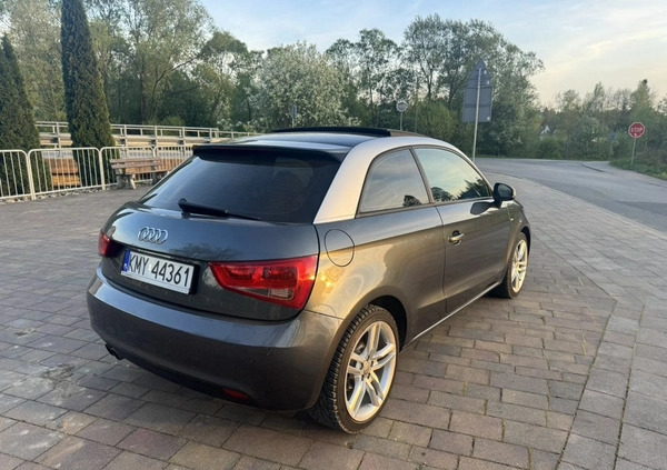 Audi A1 cena 34000 przebieg: 169000, rok produkcji 2012 z Myślenice małe 92